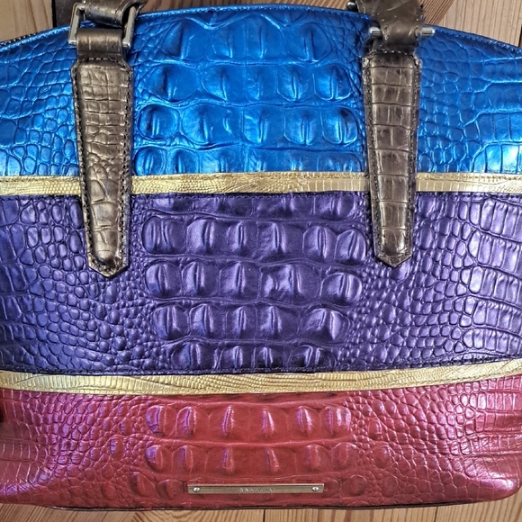 Colorful Crocodile Embossed Women's Bag - Picture 7 of 17